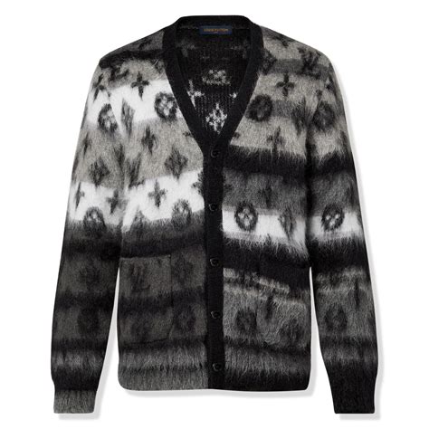 lv mohair cardigan|Monogram Brushed Knit Cardigan .